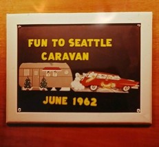 1962 Divertimento A Seattle Auto &amp; Rimorchio Caravan Targa Kodak Ektachrome - £11.68 GBP