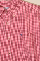 Southern Tide Men&#39;s Gingham Check Button Front Shirt Classic Fit Hot Pin... - £17.63 GBP