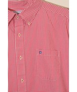 Southern Tide Men&#39;s Gingham Check Button Front Shirt Classic Fit Hot Pin... - £17.40 GBP