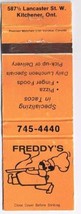 Ontario Matchbook Cover Kitchener Freddy&#39;s Tacos - £1.55 GBP