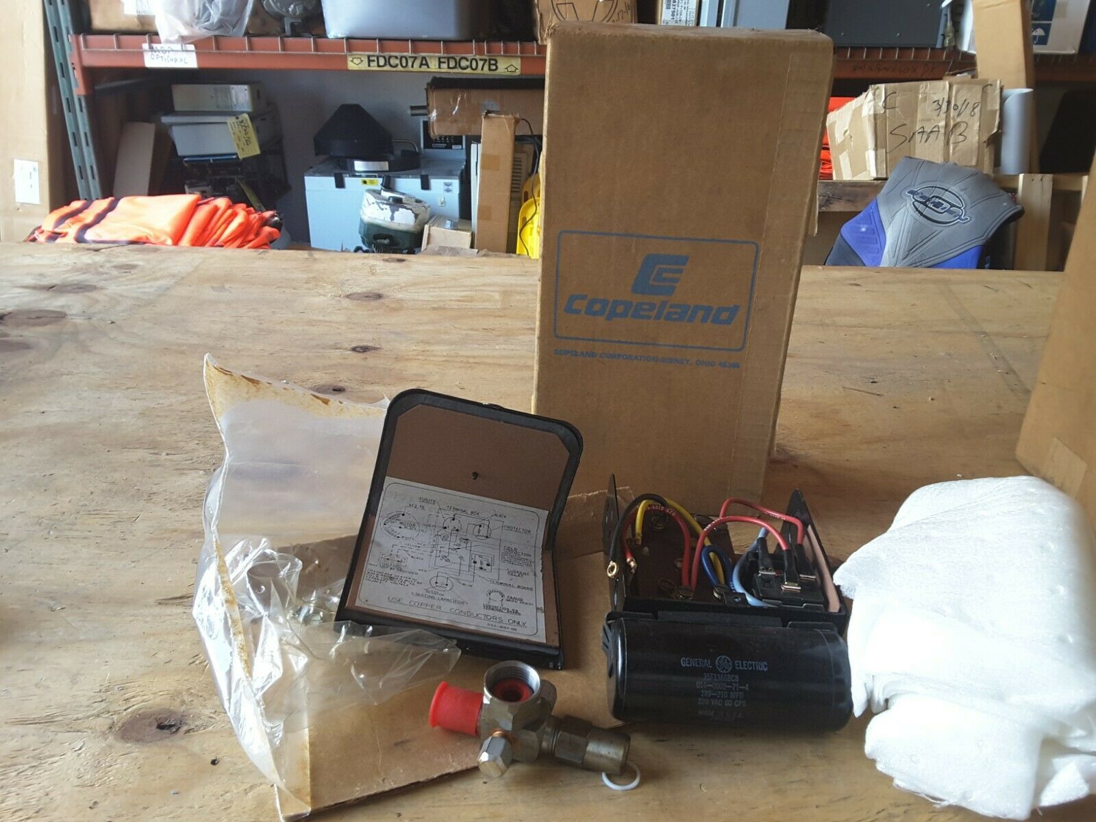 Copeland 514-1000-20 Capacitor valve assembly NEW NIB $149 - $145.20