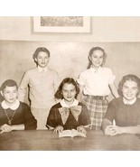 1955 Maskeraders Real Photo Maskers Officers Promo For Oracle Magazine E88R - $742.27 MXN