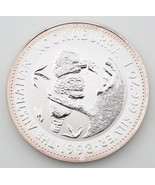 1993 Australian Kookaburra 1 oz. 999 Silver BU Coin Queen Elizabeth II - $77.95