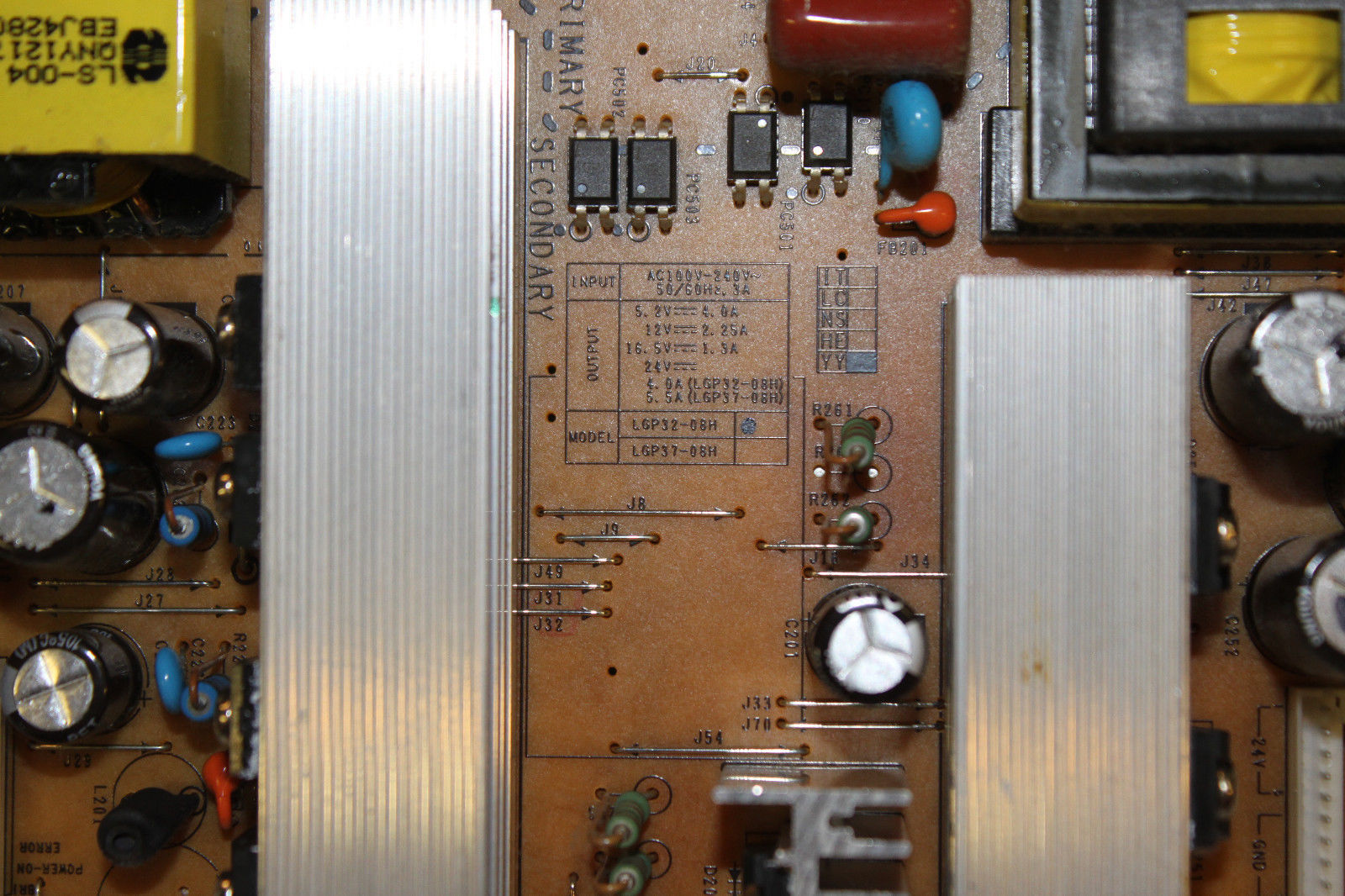 power supply board tv LG 32LG5700 EAY4050440 EAY40504401 LGP32-08H - $38.00