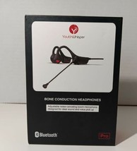 YouthWhisper Bone Conduction Headphones Bluetooth with Mic Wireless Headset - £31.25 GBP