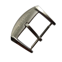 High Quality Stainless Steel Original SEIKO Buckle for Watch Strap 20mm Silver - £13.63 GBP