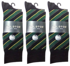 3 PAIRS x Gold Toe Men&#39;s (24/7 Odor Control) Shoe Size 6-12.5 Dress Sock... - $21.77