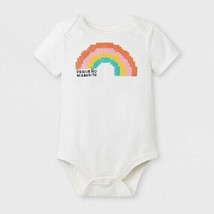 Baby Cat &amp; Jack Infant Girls Rainbow Bodysuit Pequeno Milagrito Size 3/6... - $5.98