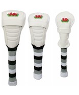 ASBRI WALES GOLF DRIVER, FAIRWAY OR HYBRID HEADCOVER. WHITE. - $598.56 MXN