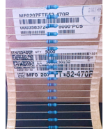 100Pcs MF0207FTE52-470R YAGEO Metal Film Axial Resistor 1% 470Ohm 0.6W - €4,22 EUR
