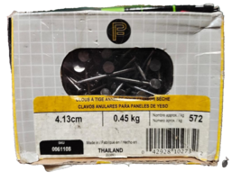 Drywall Nail 1-5/8&#39;&#39; L Round-Shank, Flat-Head, Bright 1-LB- Pro-Fit #61108 - $237.75 MXN