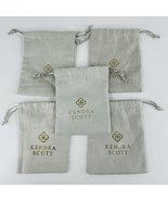 Lot of 5 Kendra Scott Dust Trinket Gift Drawstring Jewelry Bag Pouch, Gr... - £8.79 GBP