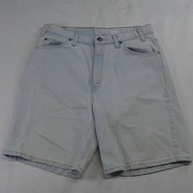 Vtg 1994 Levi&#39;s 33 x 9&quot; 550 Relaxed USA Made Light Wash Denim Jean Shorts - £39.90 GBP