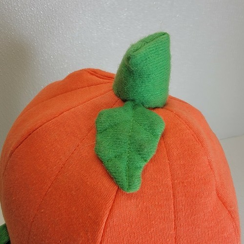 Vintage 1990 Hallmark Kids Halloween Pumpkin Beanie Hat. Rare. Chin Strap. Item image 4