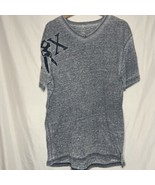 Marc Ecko Cut &amp;Sew  V-neck Henley short sleeve tee shirt size XL - $23.84