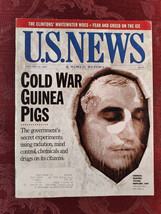 U S NEWS World Report Magazine January 24 1994 Cold War Experiements - £11.36 GBP