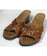 Ariat Women&#39;s Size 11B Heeled Brown Sandals Slip On Style 20903 - $28.06