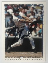 Danny Tartabull Signed Autographed 1995 Topps Baseball Card - New York Yankees - £15.94 GBP