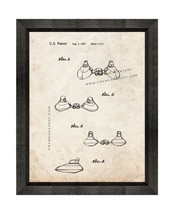Star Wars Twin-Pod Cloud Car Patent Print Old Look with Beveled Wood Frame - £19.99 GBP+
