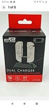 Dual Charger For Nintendo Switch Controllers Brand New! Compact 1.2 Meter 5 volt - £11.36 GBP