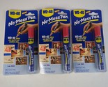 WD-40 No Mess Pen Lubricates Protects Removes 0.26 oz Low Odor Lot Of 3 - £15.92 GBP