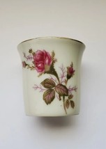 Vintage Royal Sealy China Cup Moss Rose Beaker Tumbler Saki Tea Cup  - £7.17 GBP