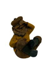 Tom Clark Gnome Figurine vtg sculpture elf SIGNED Cairn Rich laugh giggle dwarf - £23.64 GBP