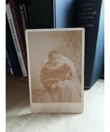 Old Cabinet Card Photo Baby w/ One Shoe and Sock, Rosebrook Studio Lanca... - €8,12 EUR