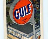 Gulf Oil Tourgide Map of Illinois and Indiana - $11.88