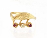 Leaf Women&#39;s Fashion Ring 14kt Yellow Gold 354042 - $229.00