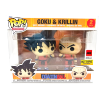 Funko Pop Dragon Ball Goku and Krillin 2 Pack Anime Expo Hot Topic Exclusive - £22.30 GBP
