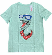 NWT Cat &amp; Jack Boys Short Sleeve Dinosaur with Flower T-Shirt, Teal, XXL... - £2.54 GBP