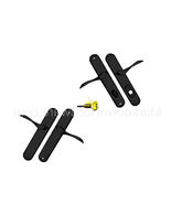 Pella Active Right + Inactive Left Handles Keyed Set Hinged Door Keys Fl... - $949.95