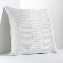 Simply VERA WANG Pillow Size: 18 x 18&quot; New SHIP FREE Pleated TRANQUILITY... - £62.92 GBP