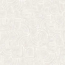 Tempaper Sand Swirl Swell Removable Peel And Stick Wallpaper,, Made In T... - $46.99