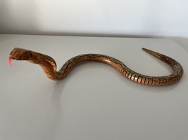 WOODEN SNAKE - COBRA WITH ARTICULATED BODY - £12.38 GBP