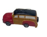 Kurt Adler Red Woody Christmas Ornament Automobile Car Travel - $8.78