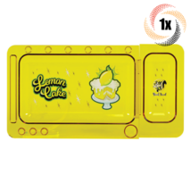 1x Tray Skunk Brand Multifunctional Rolling Tray | Lemon Cake Yellow Design - £16.21 GBP