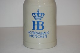 Vintage Hofbrauhaus Munich Beer 0.5 l stein stoneware made in West Germany - $19.39