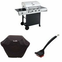 Char-Broil Classic 4-Burner Gas Grill Heavy Duty Cover Bristle Brush Ships FREE - £423.57 GBP
