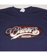 Cheers Boston MA Blue Graphic T Shirt Mens Extra Large XL Short Sleeve C... - £15.52 GBP