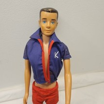 Vintage BEND LEG KEN Brunette 1965 Mattel #1020 Barbie Boyfriend original outfit - $113.85