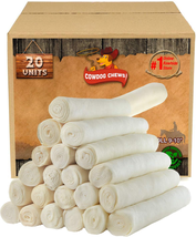 Retriever Roll 9-10 Inch All Natural Rawhide Product (20 Pack) - $47.83