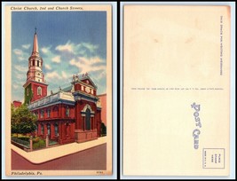 PENNSYLVANIA Postcard - Philadelphia, Christ Church, 2nd &amp; Church Streets P12 - £3.11 GBP