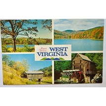 Postcard Vintage 1984 Almost Heaven West Virginia Scenic Views Posted Stamped - $11.51