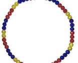 Rhinestone Crystal Disco Ball Beaded Baseball Necklace Blue Red Yellow - $22.76+