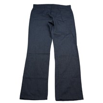 Perry Ellis Portfolio Pants Mens 33 X 32 Navy Blue Khakis Dress Casual * - £17.70 GBP