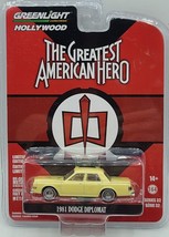 The Greatest American Hero 1981 Dodge Diplomat 1:64 Diecast Car - Greenlight - £6.75 GBP