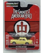The Greatest American Hero 1981 Dodge Diplomat 1:64 Diecast Car - Greenl... - £6.74 GBP