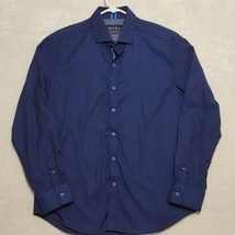 Robert Graham Mens Shirt Sz XL Modern Americana Blue Long Sleeve Casual Dress - £39.05 GBP